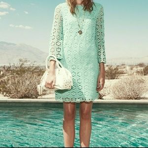 As Seen in Vogue! Juicy Couture Mint Lace Dress